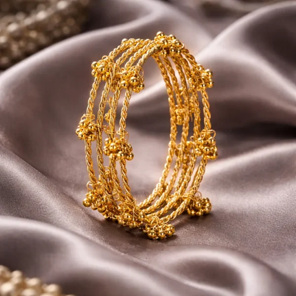 Viral kashmiri bangles Golden(pack of 8)