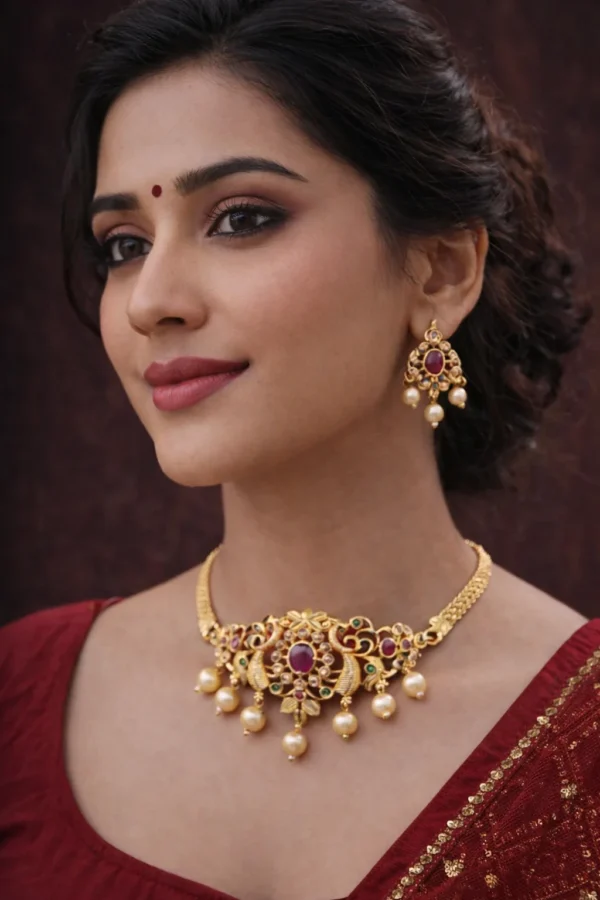 Ruhani Ruby Heritage Necklace ✨